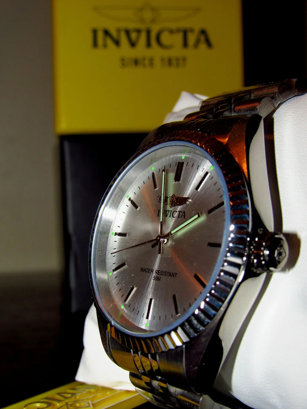 Invicta Silver Dial Stainless Steel Watch